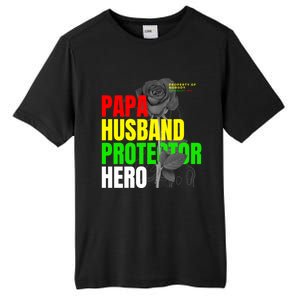 Junenth Dad From Wife Son Daughter Papa Protector Gift Tall Fusion ChromaSoft Performance T-Shirt