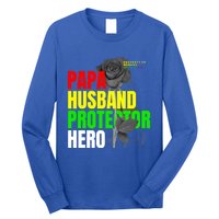 Junenth Dad From Wife Son Daughter Papa Protector Gift Long Sleeve Shirt