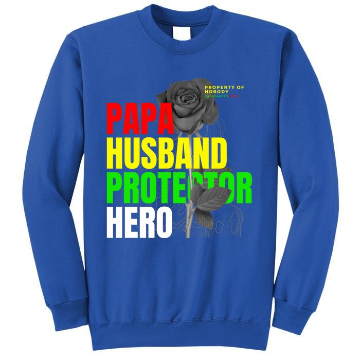 Junenth Dad From Wife Son Daughter Papa Protector Gift Sweatshirt