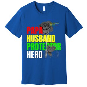 Junenth Dad From Wife Son Daughter Papa Protector Gift Premium T-Shirt