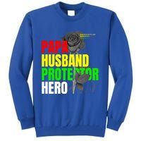 Junenth Dad From Wife Son Daughter Papa Protector Gift Tall Sweatshirt