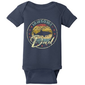 Jawasome Dad Funny Shark Funny Father´s Day Baby Bodysuit