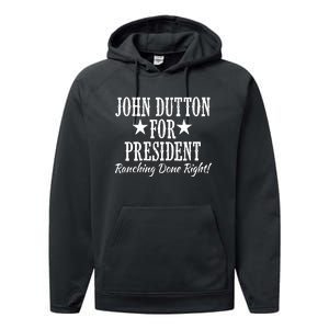 John Dutton For President Performance Fleece Hoodie