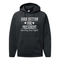 John Dutton For President Performance Fleece Hoodie