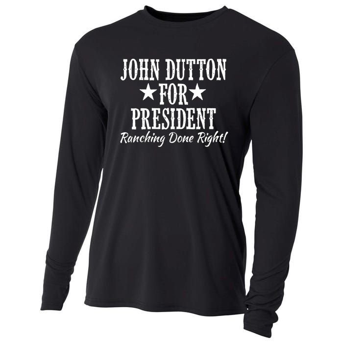 John Dutton For President Cooling Performance Long Sleeve Crew