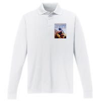 Jesus Died For Our Bins Performance Long Sleeve Polo