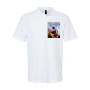 Jesus Died For Our Bins Softstyle Adult Sport Polo