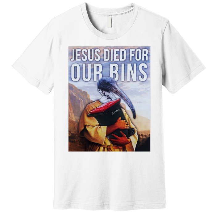 Jesus Died For Our Bins Premium T-Shirt