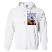 Jesus Died For Our Bins Full Zip Hoodie