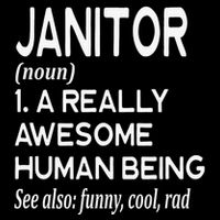 Janitor Definition Funny Janitorial Cleaning Repairing Sustainable Bucket Hat