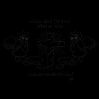 Jesus Died For Me! What An Idiot! I Would Not Die For Him Zip Tote Bag
