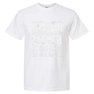 Jesus Defeated Grave On Easter Sunday He Is Risen Luke 24 24 Garment-Dyed Heavyweight T-Shirt