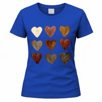 Juneteenth Diversity Heart Skin Black Pride Melanin Kindness Funny Gift Women's T-Shirt