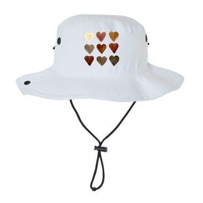 Juneteenth Diversity Heart Skin Black Pride Melanin Kindness Funny Gift Legacy Cool Fit Booney Bucket Hat