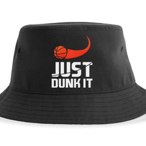 Just Dunk It! Basketball Player Slam Dunk Sustainable Bucket Hat