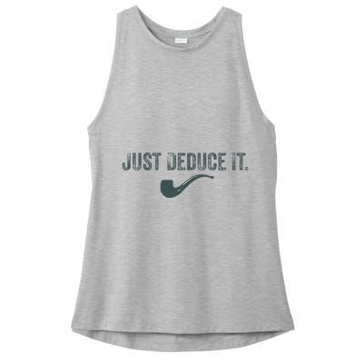 Just Deduce It Funny S.H.E.R.L.O.C.K H.O.L.M.E.S Detective Ladies PosiCharge Tri-Blend Wicking Tank