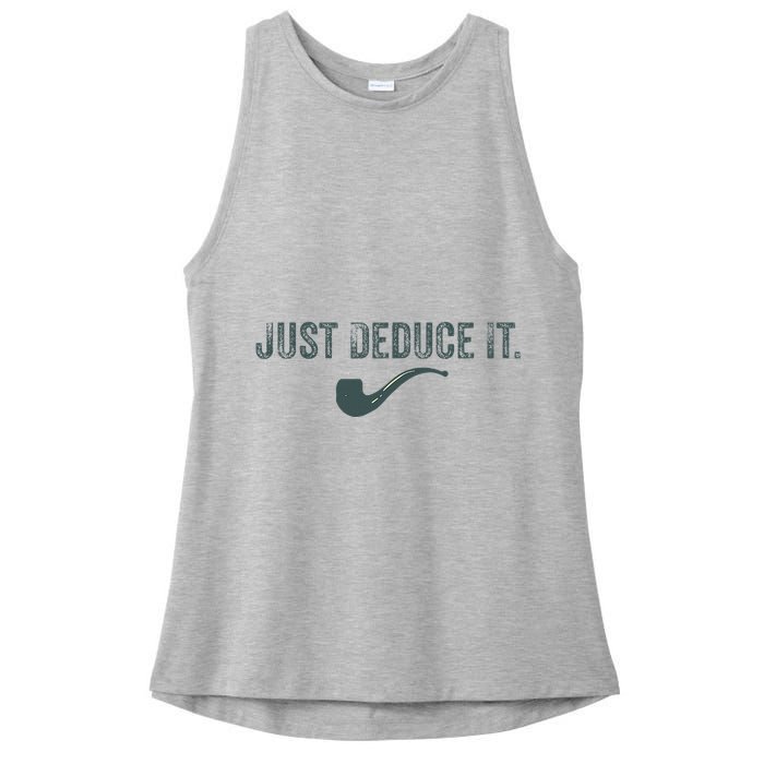Just Deduce It Funny S.H.E.R.L.O.C.K H.O.L.M.E.S Detective Ladies PosiCharge Tri-Blend Wicking Tank