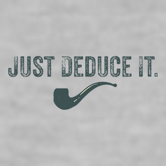 Just Deduce It Funny S.H.E.R.L.O.C.K H.O.L.M.E.S Detective Ladies PosiCharge Tri-Blend Wicking Tank
