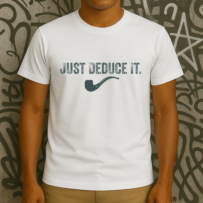 Just Deduce It Funny S.H.E.R.L.O.C.K H.O.L.M.E.S Detective T-Shirt