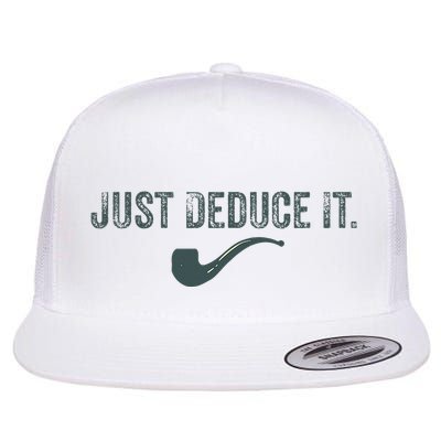 Just Deduce It Funny S.H.E.R.L.O.C.K H.O.L.M.E.S Detective Flat Bill Trucker Hat