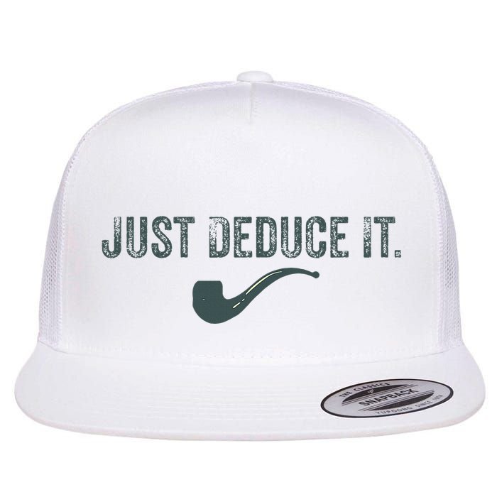Just Deduce It Funny S.H.E.R.L.O.C.K H.O.L.M.E.S Detective Flat Bill Trucker Hat