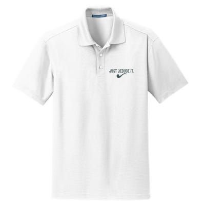 Just Deduce It Funny S.H.E.R.L.O.C.K H.O.L.M.E.S Detective Dry Zone Grid Polo