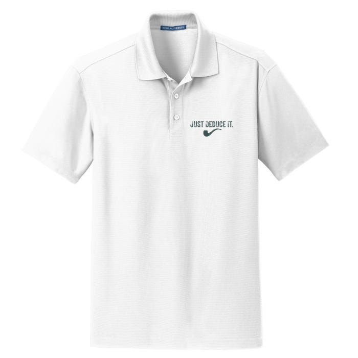 Just Deduce It Funny S.H.E.R.L.O.C.K H.O.L.M.E.S Detective Dry Zone Grid Polo
