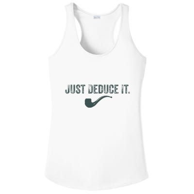 Just Deduce It Funny S.H.E.R.L.O.C.K H.O.L.M.E.S Detective Ladies PosiCharge Competitor Racerback Tank
