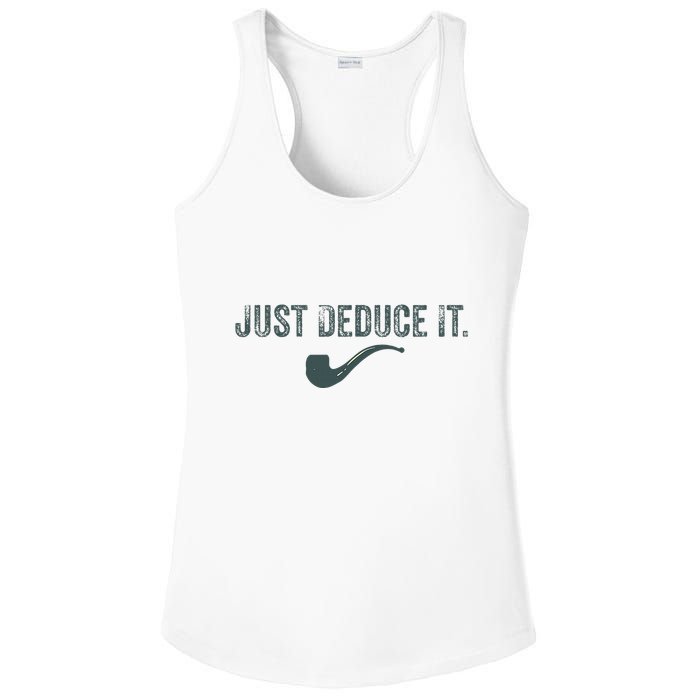 Just Deduce It Funny S.H.E.R.L.O.C.K H.O.L.M.E.S Detective Ladies PosiCharge Competitor Racerback Tank