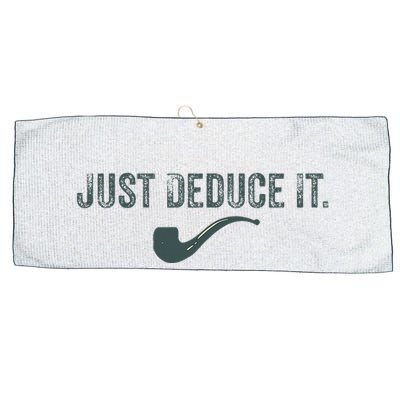 Just Deduce It Funny S.H.E.R.L.O.C.K H.O.L.M.E.S Detective Large Microfiber Waffle Golf Towel