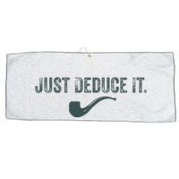 Just Deduce It Funny S.H.E.R.L.O.C.K H.O.L.M.E.S Detective Large Microfiber Waffle Golf Towel