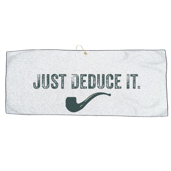 Just Deduce It Funny S.H.E.R.L.O.C.K H.O.L.M.E.S Detective Large Microfiber Waffle Golf Towel