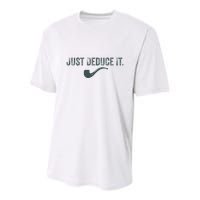 Just Deduce It Funny S.H.E.R.L.O.C.K H.O.L.M.E.S Detective Youth Performance Sprint T-Shirt