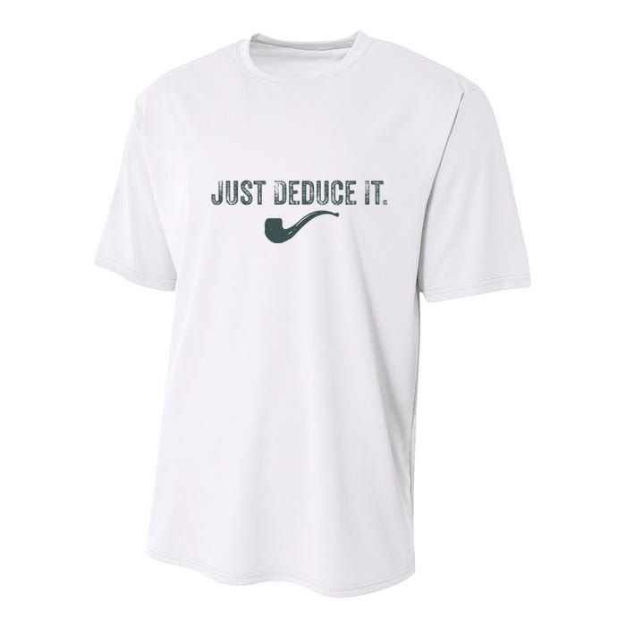 Just Deduce It Funny S.H.E.R.L.O.C.K H.O.L.M.E.S Detective Youth Performance Sprint T-Shirt