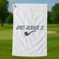 Just Deduce It Funny S.H.E.R.L.O.C.K H.O.L.M.E.S Detective Golf Towel