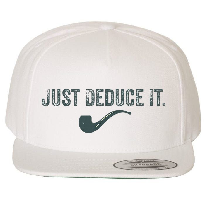 Just Deduce It Funny S.H.E.R.L.O.C.K H.O.L.M.E.S Detective Wool Snapback Cap