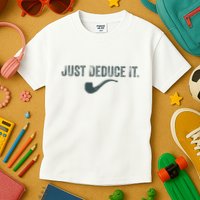 Just Deduce It Funny S.H.E.R.L.O.C.K H.O.L.M.E.S Detective Kids T-Shirt