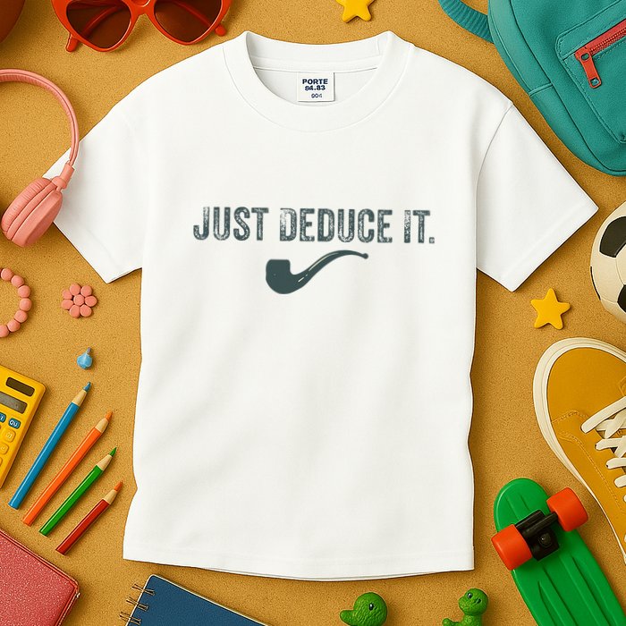 Just Deduce It Funny S.H.E.R.L.O.C.K H.O.L.M.E.S Detective Kids T-Shirt