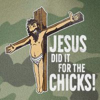 Jesus Did It For The Chicks Christian Cross Legacy Tie Dye Trucker Hat