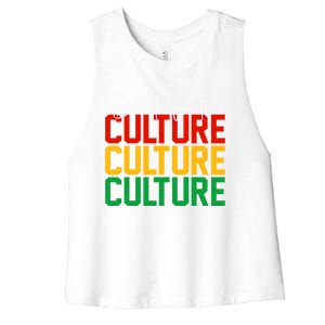 Juneteenth Do It For The Culture Juneteenth Is My Independ Funny Gift Women's Racerback Cropped Tank