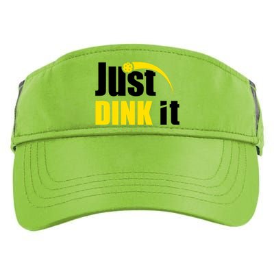 Just Dink It Funny Pickleball Play Pickle Ball Adult Drive Performance Visor