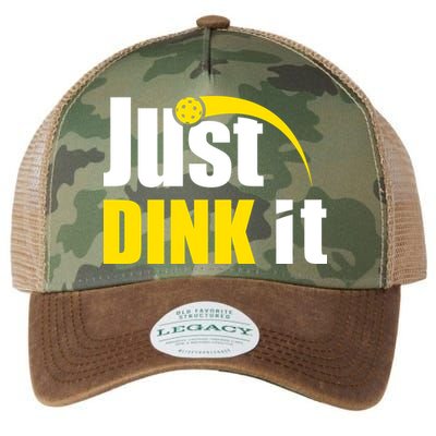 Just Dink It Funny Pickleball Play Pickle Ball Legacy Tie Dye Trucker Hat