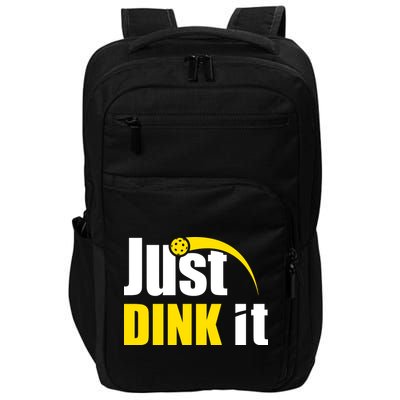 Just Dink It Funny Pickleball Play Pickle Ball Impact Tech Backpack