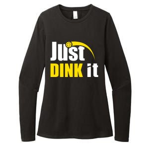 Just Dink It Funny Pickleball Play Pickle Ball Womens CVC Long Sleeve Shirt