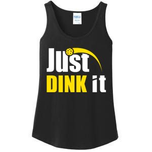 Just Dink It Funny Pickleball Play Pickle Ball Ladies Essential Tank