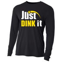 Just Dink It Funny Pickleball Play Pickle Ball Cooling Performance Long Sleeve Crew