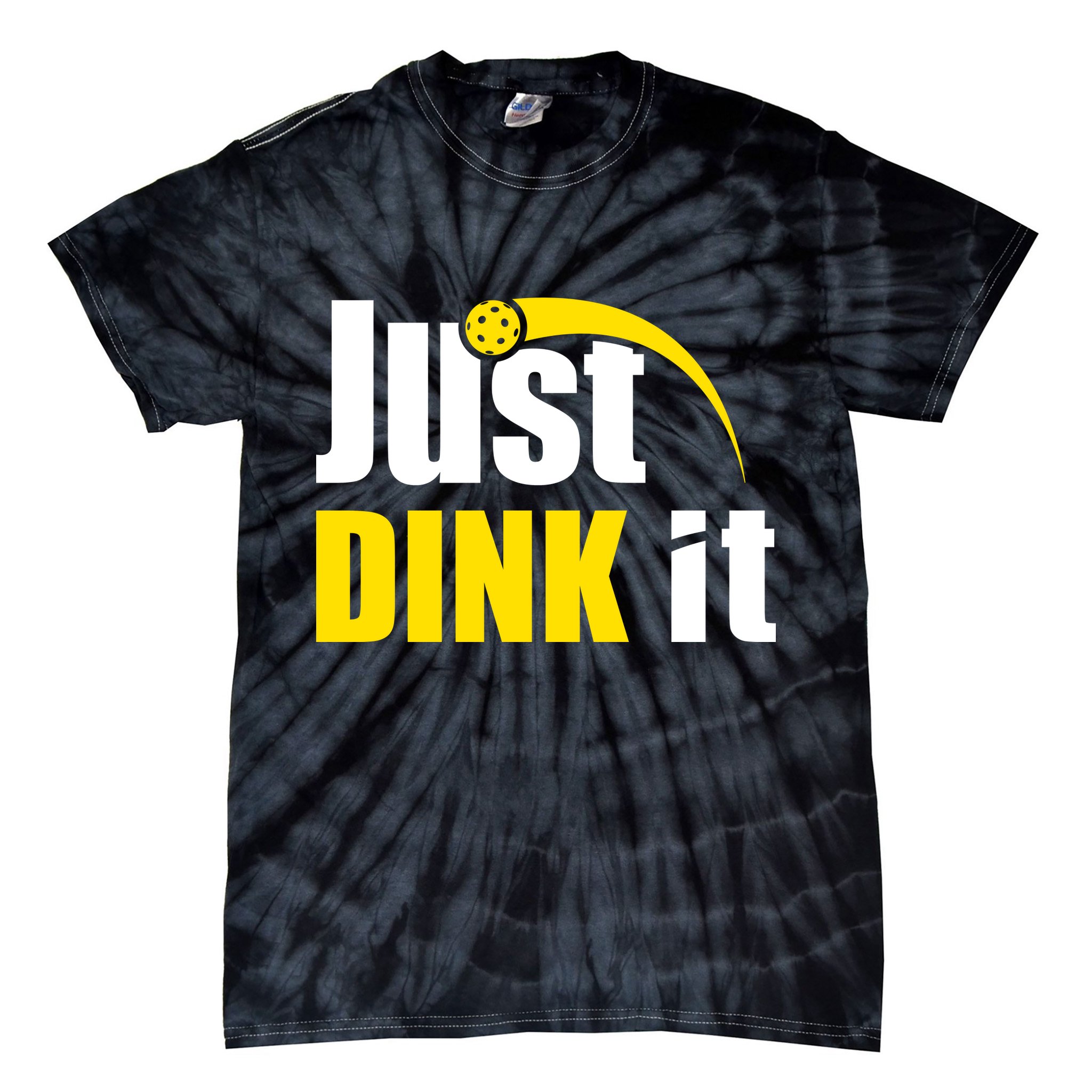 Just Dink It Funny Pickleball Play Pickle Ball Tie-Dye T-Shirt
