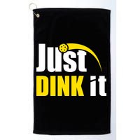 Just Dink It Funny Pickleball Play Pickle Ball Golf Towel