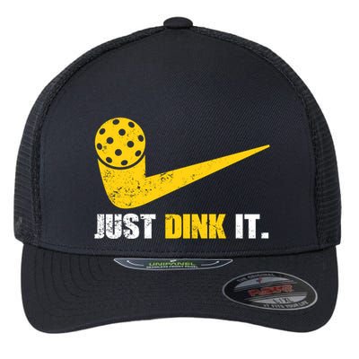 Just Dink It Pickleball Funny Pickleball Player Dink Player Gift Flexfit Unipanel Trucker Cap