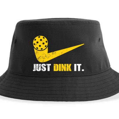 Just Dink It Pickleball Funny Pickleball Player Dink Player Gift Sustainable Bucket Hat